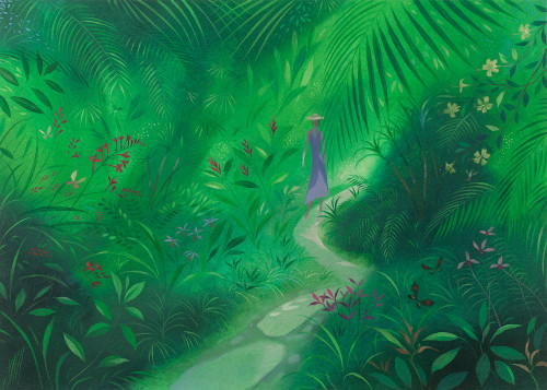 On a Path Through a Tropical Garden