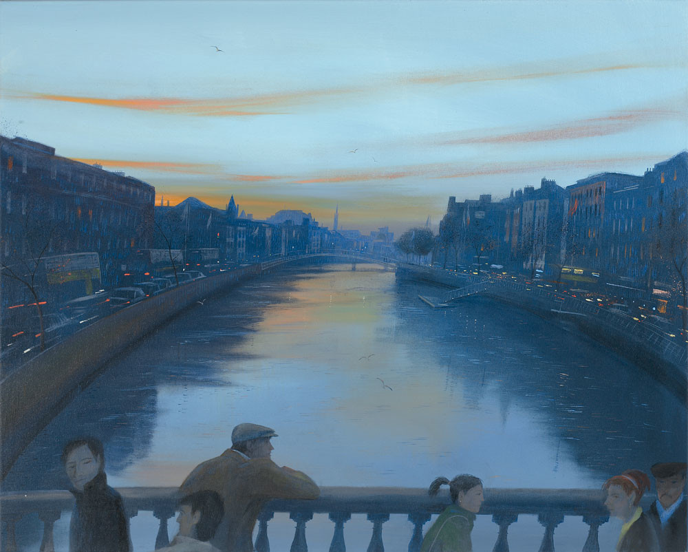 Evening on O’Connell Bridge