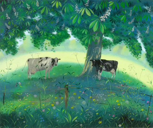Cows Under a Horse Chestnut Tree