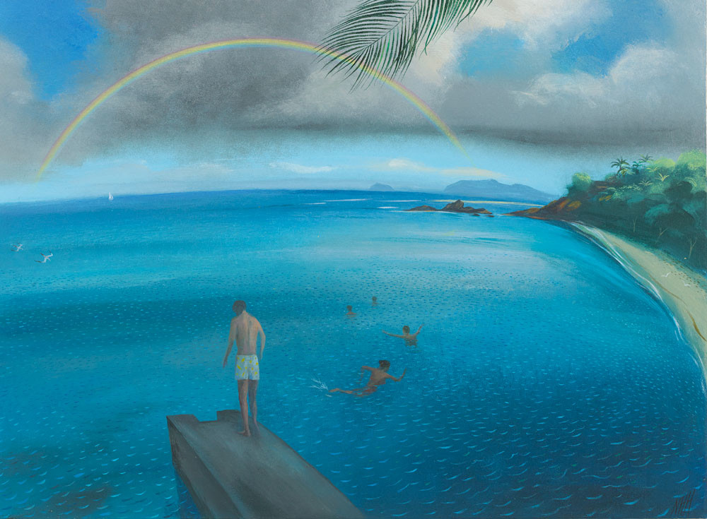 Swimming Under the Rainbow – Mustique