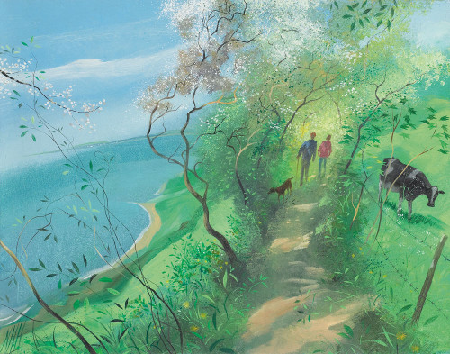 Cliff Walk in the Spring