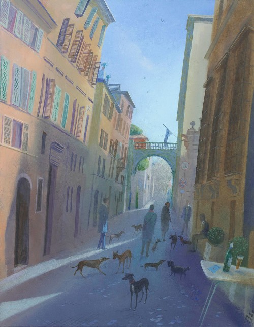 The Dog Walkers of Via Giulia
