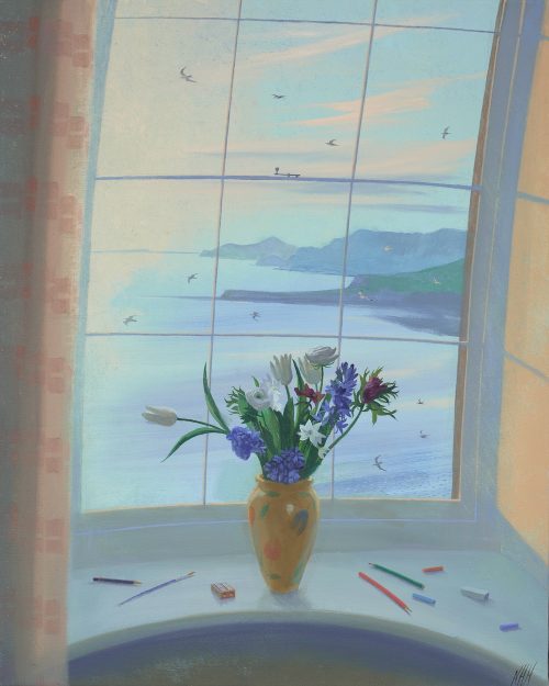 Flowers by the Window, Clavell Tower