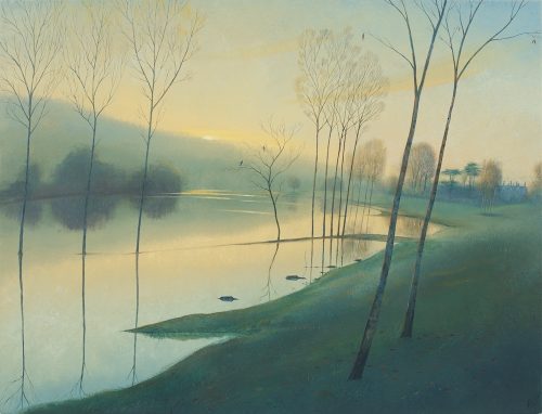 Evening by the Flooded River