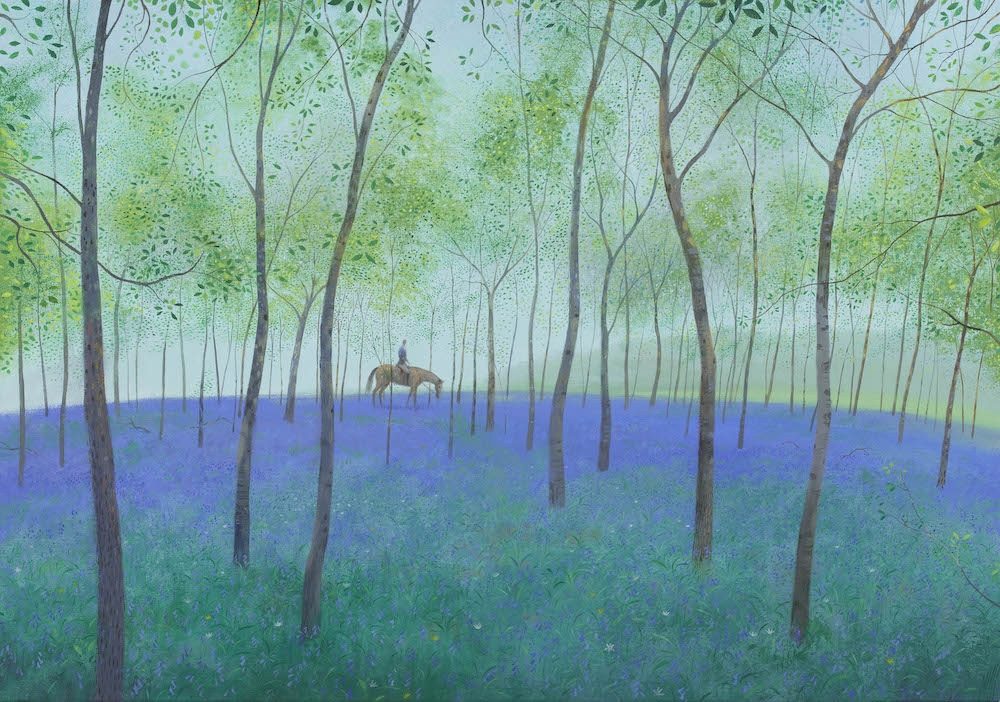 Horseman in the Spring Wood