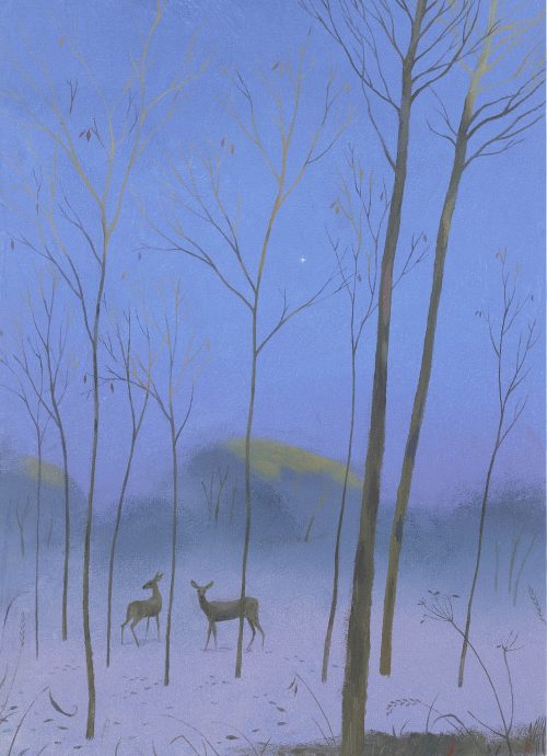 Deer and the Evening Star