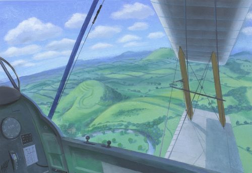 Flight over Hambledon Hill