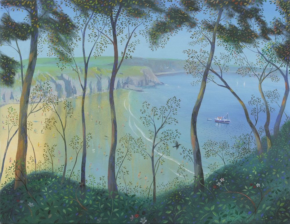 Through the Trees to Barafundle Bay